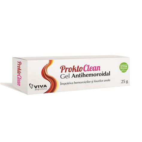 Gel antihemoroidal ProktoClean, 25 g .